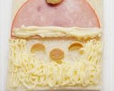 ✿食パンde簡単サンタさん✿作り方4写真