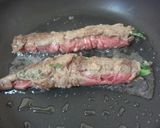 春菊の牛肉巻き作り方5写真