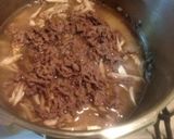 圧力鍋•3分で〜牛肉とごぼうのご飯作り方3写真