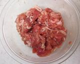 栄養たっぷり♡豚肉とニンニクの芽の炒め物作り方1写真