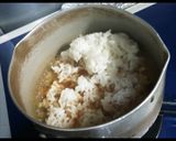 辛ラーメンの残りスープで簡単キムチ雑炊☆作り方2写真