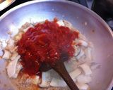 ツナとエリンギのパスタ（アラビアータ）作り方5写真