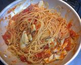 ツナとエリンギのパスタ（アラビアータ）作り方7写真