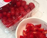 ☆トマト＆バジルブルスケッタ☆作り方1写真