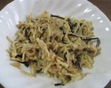 切干大根の塩昆布＆酢味噌和え作り方1写真