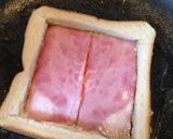 簡単！卵ベーコンチーズマヨの挟み焼き♥︎作り方3写真