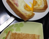 簡単！卵ベーコンチーズマヨの挟み焼き♥︎作り方6写真
