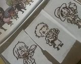 誕生日ケーキ～チョコプレート★ワンピース作り方2写真
