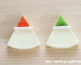 クリスマス＊サンタさん＆スノーマンチーズ作り方1写真