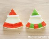 クリスマス＊サンタさん＆スノーマンチーズ作り方2写真