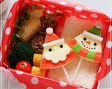 クリスマス＊サンタさん＆スノーマンチーズ作り方7写真