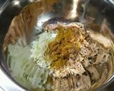 焼きはんぺんのツナカレー包み作り方2写真