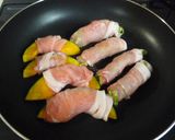 野菜の豚肉巻き（味噌味）作り方4写真