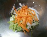 たっぷり野菜の蒸し豚サラダ作り方2写真