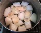 生姜の利いた冬瓜と肉団子のスープ作り方3写真