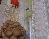 中華あじで白菜餃子鍋・味ぽん添え作り方1写真