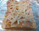 簡単！時短！食パンでハムコーンパン作り方4写真
