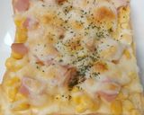 簡単！時短！食パンでハムコーンパン作り方5写真