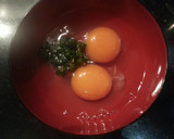 リメイク✩ほうれん草胡麻和えde厚焼き卵作り方1写真