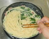 ほうれん草のカルボナーラ作り方13写真