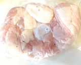 鶏もも肉とエリンギのバターポン酢炒め作り方1写真