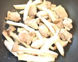 鶏もも肉とエリンギのバターポン酢炒め作り方5写真