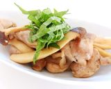 鶏もも肉とエリンギのバターポン酢炒め作り方6写真