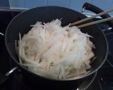 細切り大根とひき肉の炒め煮作り方3写真