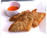 タイ料理☆海老とイカのトースト揚げ作り方9写真