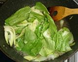 チンゲン菜のくず煮＆くず煮雑炊作り方3写真