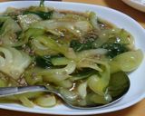 チンゲン菜のくず煮＆くず煮雑炊作り方4写真