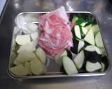 ズッキーニと茄子のトマトカレー・みんと風作り方1写真