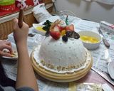 カスタードたっぷり☆クリスマスケーキ作り方12写真