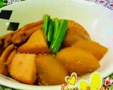 ホッとする味～。鶏肉と大根の煮もの作り方11写真
