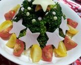クリスマス★ブロッコリーツリーサラダ★作り方6写真