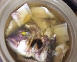 鯛のあら鍋 柚子風味作り方3写真
