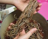 乾燥ぜんまいの戻し方(覚え書)作り方7写真