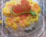 ハートのお寿司ケーキ♡お誕生日に♡作り方6写真