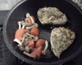 カジキ(パン粉付)をバジルソースで★作り方6写真