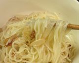 水漬けパスタ ペペロンチーノ作り方7写真
