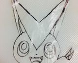 キャラ弁☆ビクティニ作り方1写真