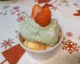 高さ15cm！青汁クリスマスツリーケーキ作り方11写真
