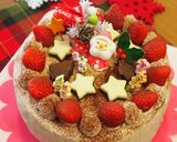 共立て❤２1㎝型(7号)ココアスポンジ作り方10写真