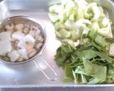 チンゲン菜とシーフードMixのさっぱり炒作り方1写真