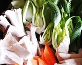 青梗菜のオイスターソース炒め作り方1写真