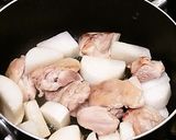 鶏肉と大根のはちみつ味噌煮作り方3写真
