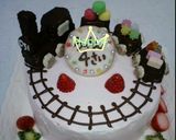 キャラケーキ♪HappyBirthday作り方1写真