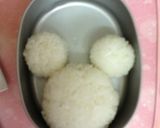 クリスマス サンタ ミッキー キャラ弁作り方2写真