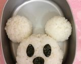 クリスマス サンタ ミッキー キャラ弁作り方3写真