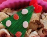クリスマス サンタ ミッキー キャラ弁作り方6写真